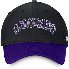 Colorado Rockies Fanatics Core Flex Hat - Black/Purple - Fanatics Online