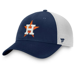 Houston Astros Fanatics Team Core Unstructured Trucker Adjustable Hat - Navy/White - Fanatics Discount