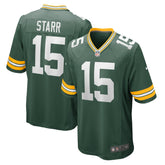 Nike Bart Starr Green Bay Packers Retired Player Game Jersey Green