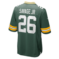 Nike Darnell Savage Jr. Green Bay Packers Game Team Jersey Green
