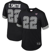 Mitchell & Ness Emmitt Smith Dallas Cowboys Retired Player Name & Number Mesh Top Black