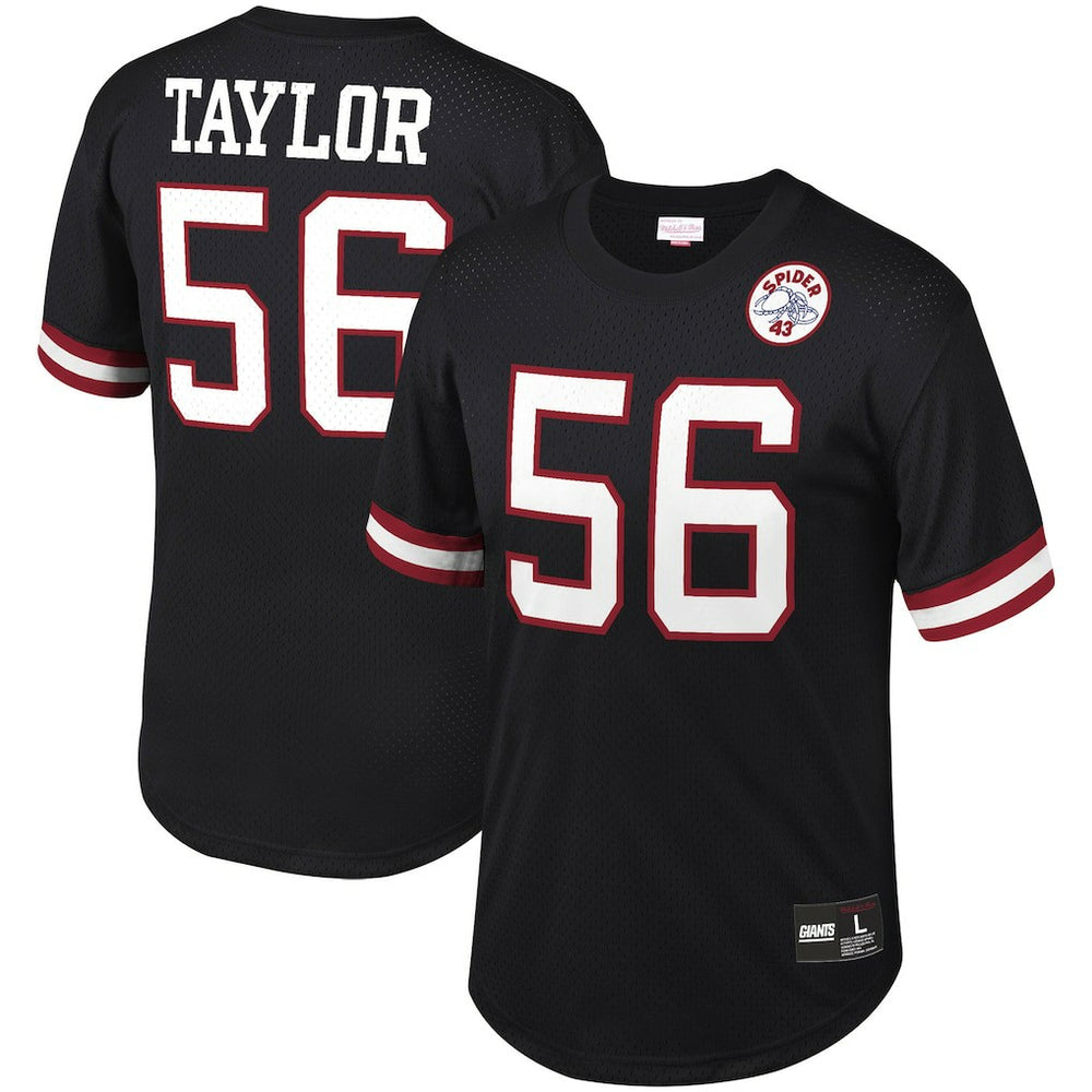 Mitchell & Ness Lawrence Taylor New York Giants Retired Player Name & Number Mesh Top Black