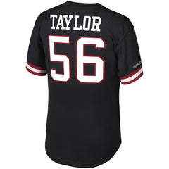 Mitchell & Ness Lawrence Taylor New York Giants Retired Player Name & Number Mesh Top Black