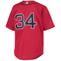 David Ortiz Boston Red Sox Mitchell & Ness Youth Cooperstown Collection Batting Practice Jersey - Red - Mitchell & Ness on Sale