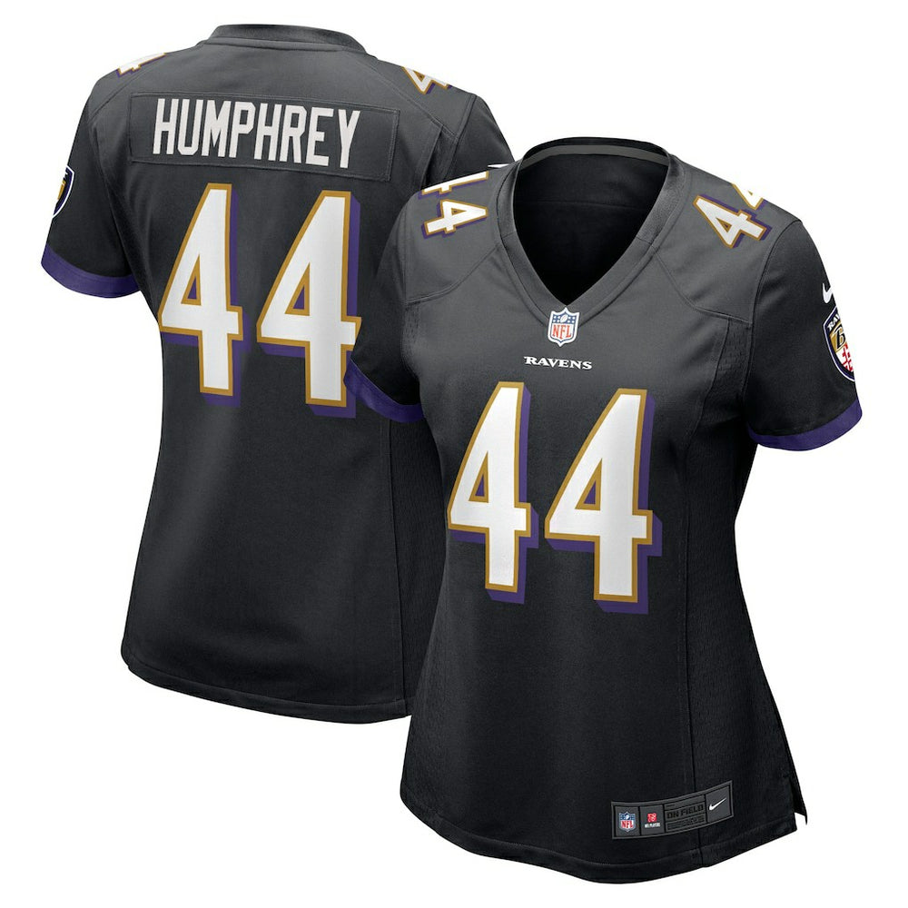 Nike Marlon Humphrey Baltimore Ravens Women's Game Jersey Black