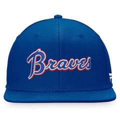 Atlanta Braves Fanatics Cooperstown Collection Fitted Hat - Royal - Fanatics Lifestyle