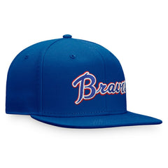 Atlanta Braves Fanatics Cooperstown Collection Fitted Hat - Royal - Fanatics Lifestyle
