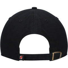 New Jersey Devils '47 Primary Logo Clean Up Adjustable Hat - Black - NHL 4236816
