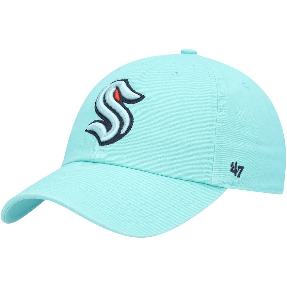 Seattle Kraken '47 Logo Clean Up Adjustable Hat - Light Blue - NHL 4236843