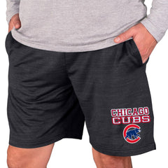Chicago Cubs Concepts Sport Bullseye Knit Jam Shorts - Charcoal - MLB on Sale