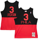 Allen Iverson Philadelphia 76ers 2003/04 Hardwood Classics Reload 2.0 Swingman Jersey Black | Mitchell & Ness for sale