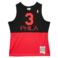 Allen Iverson Philadelphia 76ers 2003/04 Hardwood Classics Reload 2.0 Swingman Jersey Black | Mitchell & Ness for sale