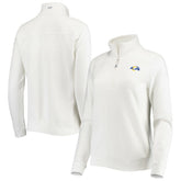 Los Angeles Rams Vineyard Vines Women's Shep Shirt Quarter-Zip Sweatshirt White