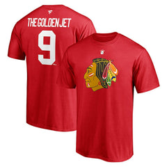 Bobby Hull Chicago Blackhawks Fanatics Authentic Stack Retired Player Nickname & Number T-Shirt - Red - NHL 4240305