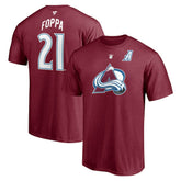 Peter Forsberg Colorado Avalanche Fanatics Authentic Stack Retired Player Nickname & Number T-Shirt - Burgundy - NHL 4240307