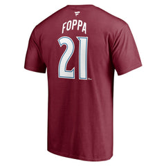 Peter Forsberg Colorado Avalanche Fanatics Authentic Stack Retired Player Nickname & Number T-Shirt - Burgundy - NHL 4240307