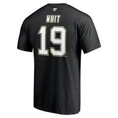 Ryan Whitney Pittsburgh Penguins Fanatics Authentic Stack Retired Player Nickname & Number T-Shirt - Black - NHL 4240310