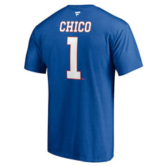 Glenn Resch New York Islanders Fanatics Authentic Stack Retired Player Nickname & Number T-Shirt - Royal - NHL 4240316