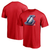 Los Angeles Lakers Red White & Team T-Shirt Red