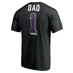 Sacramento Kings Number One Dad T-Shirt Black