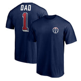 Washington Wizards Number One Dad T-Shirt Navy