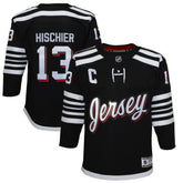 Nico Hischier New Jersey Devils Youth 2021/22 Alternate Premier Player Jersey - Black - NHL 4245540