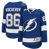 Nikita Kucherov Tampa Bay Lightning Youth Home Premier Player Jersey - Blue - NHL 4245544