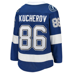 Nikita Kucherov Tampa Bay Lightning Youth Home Premier Player Jersey - Blue - NHL 4245544