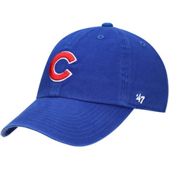 Chicago Cubs '47 Youth Team Logo Clean Up Adjustable Hat - Royal - 47 brand Discount