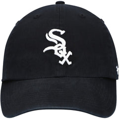 Chicago White Sox '47 Youth Team Logo Clean Up Adjustable Hat - Black - 47 brand Discount