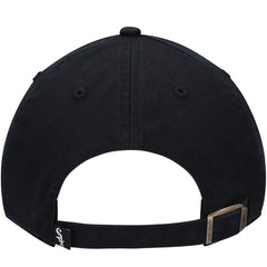 Chicago White Sox '47 Youth Team Logo Clean Up Adjustable Hat - Black - 47 brand Discount