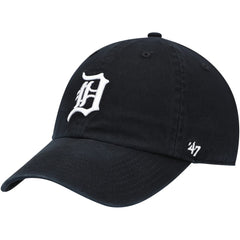 Detroit Tigers '47 Youth Team Logo Clean Up Adjustable Hat - Black - 47 brand Sale