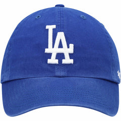 Los Angeles Dodgers '47 Youth Team Logo Clean Up Adjustable Hat - Royal - 47 brand Sale