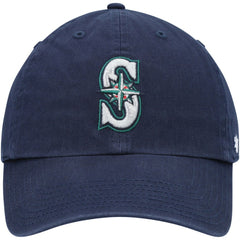 Seattle Mariners '47 Youth Team Logo Clean Up Adjustable Hat - Navy - 47 brand Sale