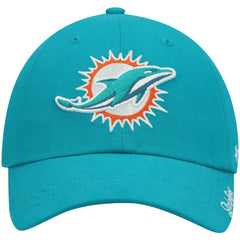 47 brand Miami Dolphins '47 Women's Miata Clean Up Primary Adjustable Hat Aqua