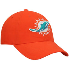 47 brand Miami Dolphins '47 Women's Miata Clean Up Secondary Logo Adjustable Hat Orange