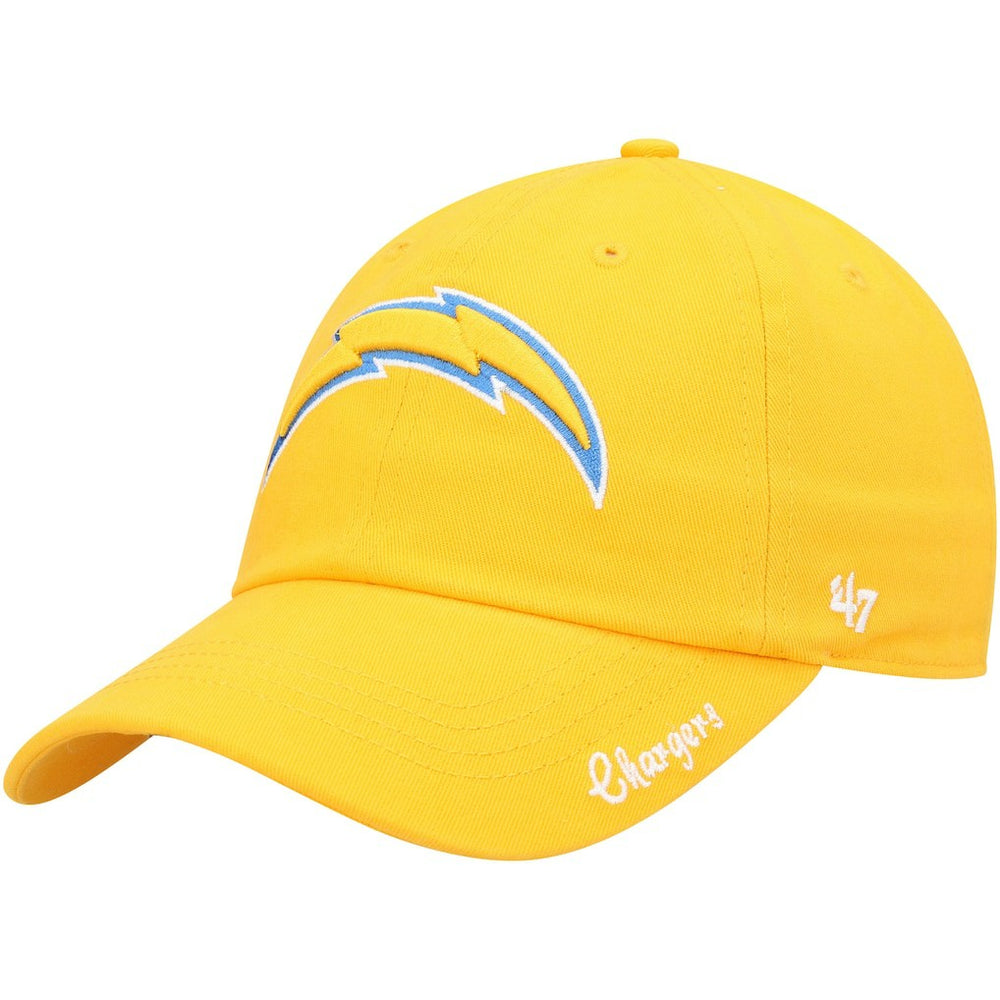 47 brand Los Angeles Chargers '47 Women's Miata Clean Up Secondary Logo Adjustable Hat Gold