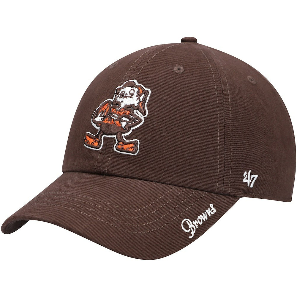 47 brand Cleveland Browns '47 Women's Brownie The Elf Miata Clean Up Adjustable Hat Brown