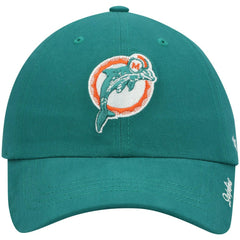 47 brand Miami Dolphins '47 Women's Miata Clean Up Adjustable Hat Aqua