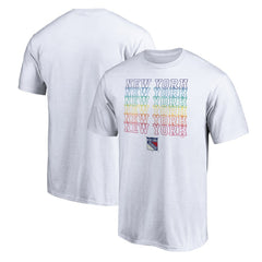 New York Rangers City Pride T-Shirt - White - NHL 4257409