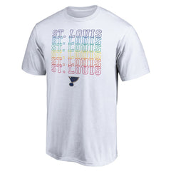 St. Louis Blues City Pride T-Shirt - White - NHL 4257414