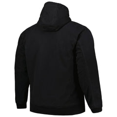 Las Vegas Raiders Dunbrooke Big & Tall Dakota Canvas Hoodie Full-Zip Jacket Black