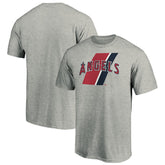 Los Angeles Angels Team Prep T-Shirt - Heathered Gray - MLB Lifestyle