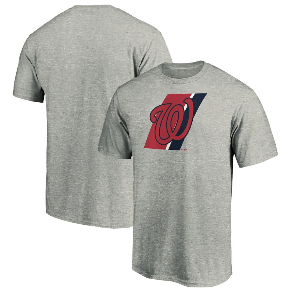 Washington Nationals Team Prep T-Shirt - Heathered Gray - MLB Sale