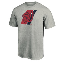 Washington Nationals Team Prep T-Shirt - Heathered Gray - MLB Sale