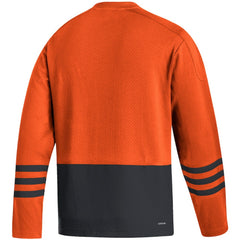 Philadelphia Flyers adidas Logo AEROREADY Pullover Sweater - Orange - NHL 4259628
