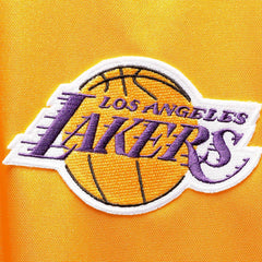 Los Angeles Lakers Hardwood Classics Big & Tall On-Court Shooting V-Neck Shirt Gold/Purple | Mitchell & Ness for sale