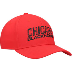 Chicago Blackhawks adidas 2021 Locker Room AEROREADY Flex Hat - Red - NHL 4265663