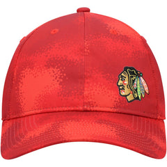 Chicago Blackhawks adidas Women's Camo Slouch Adjustable Hat - Red - NHL 4265775