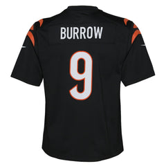 Nike Joe Burrow Cincinnati Bengals Youth Game Jersey Black